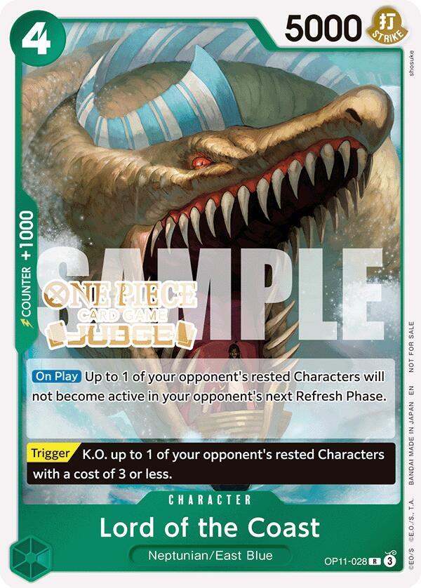 Lord of the Coast (Judge Pack Vol. 7) OP11-028 One Piece card