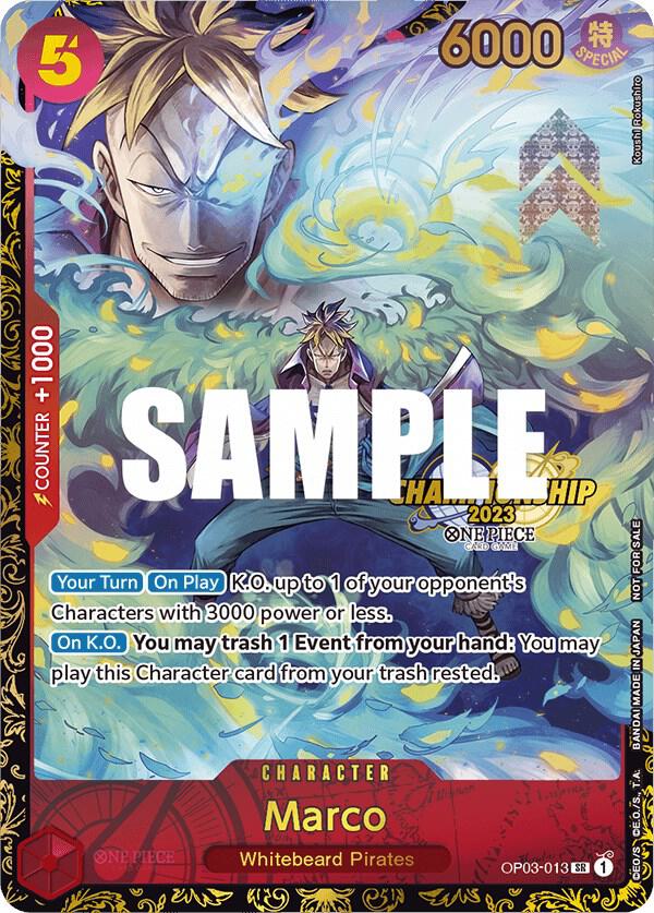 Marco (Championship 2023) OP03-013 One Piece card