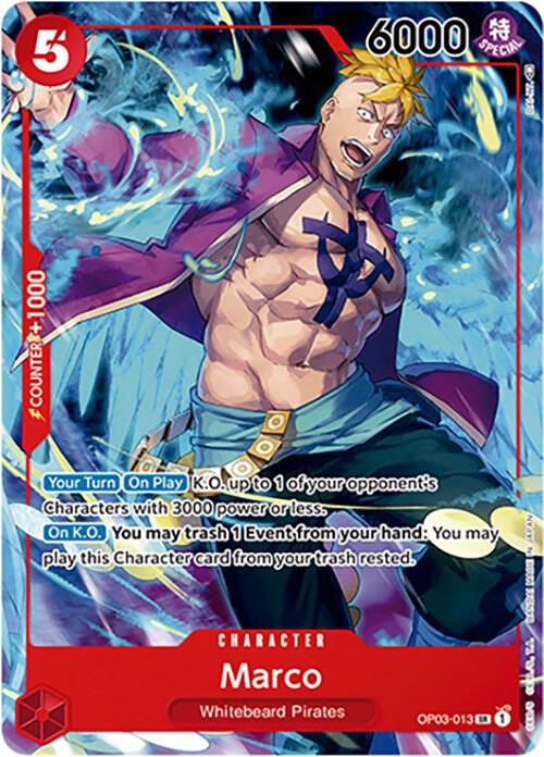 Marco (Japanese 1st Anniversary Set) OP03-013 One Piece card