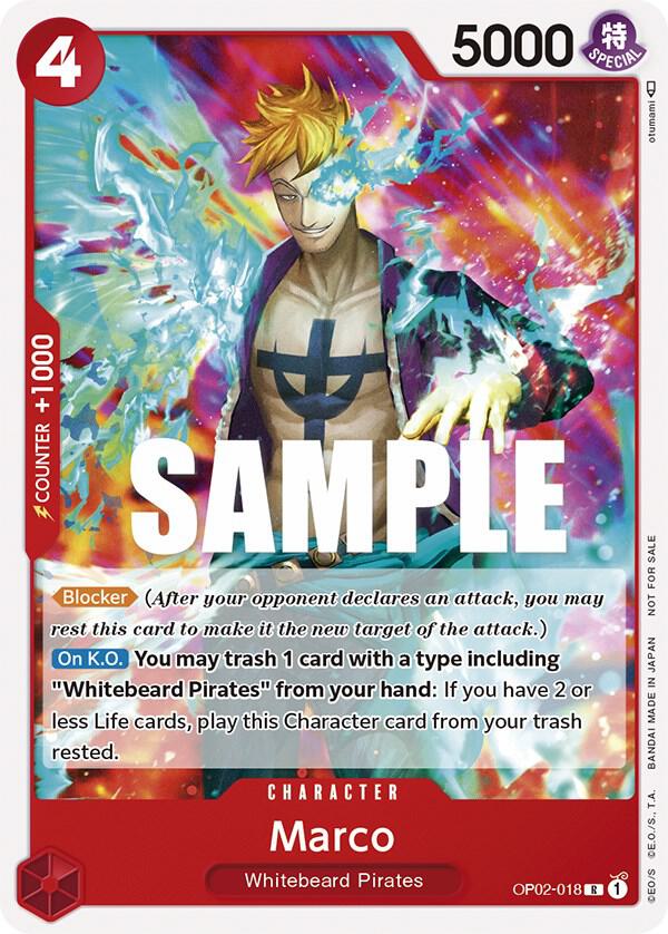 Marco (Promotion Pack 2023) OP02-018 One Piece card
