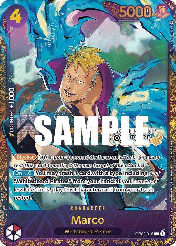 Marco (Treasure Cup) OP02-018 One Piece card