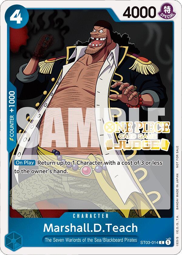 Marshall.D.Teach (Judge Pack Vol. 4) ST03-014 One Piece card