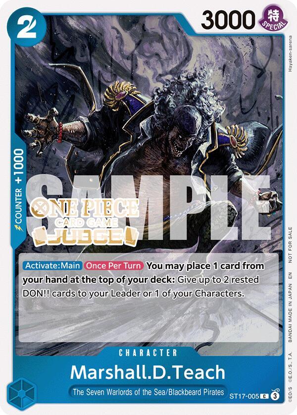 Marshall.D.Teach (Judge Pack Vol. 7) ST17-005 One Piece card