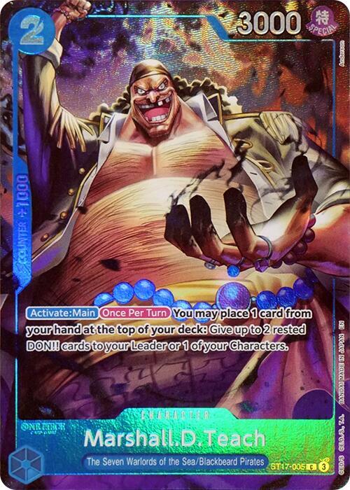 Marshall.D.Teach (Seven Warlords of the Sea Binder Set) ST17-005 One Piece card