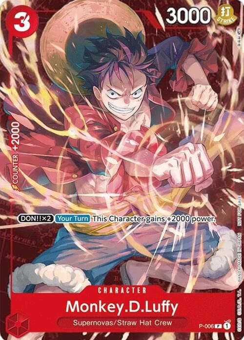 Monkey.D.Luffy - P-006 (Retail Promo) P-006 One Piece card