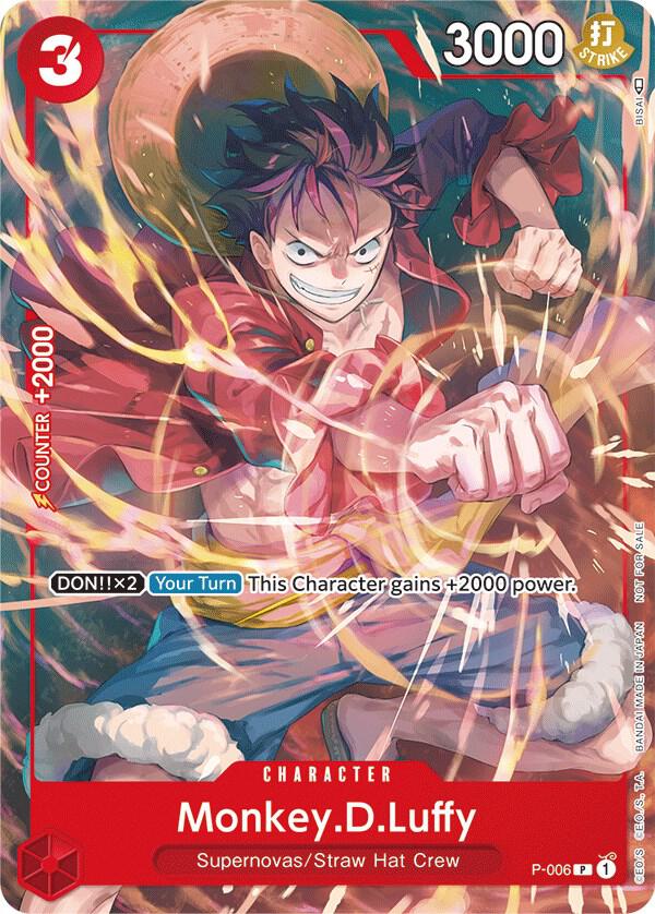 Monkey.D.Luffy - P-006 (Tournament Pack Vol. 1) P-006 One Piece card