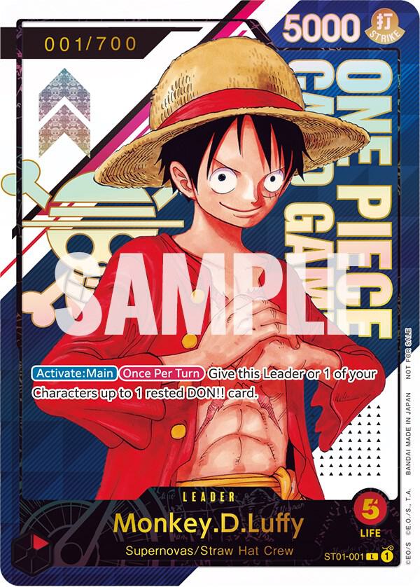Monkey.D.Luffy - ST01-001 [Serial Number] ST01-001 One Piece card