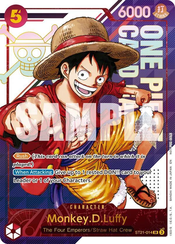 Monkey.D.Luffy - ST21-014 (3rd Anniversary Treasure Campaign Pack) ST21-014 One Piece card