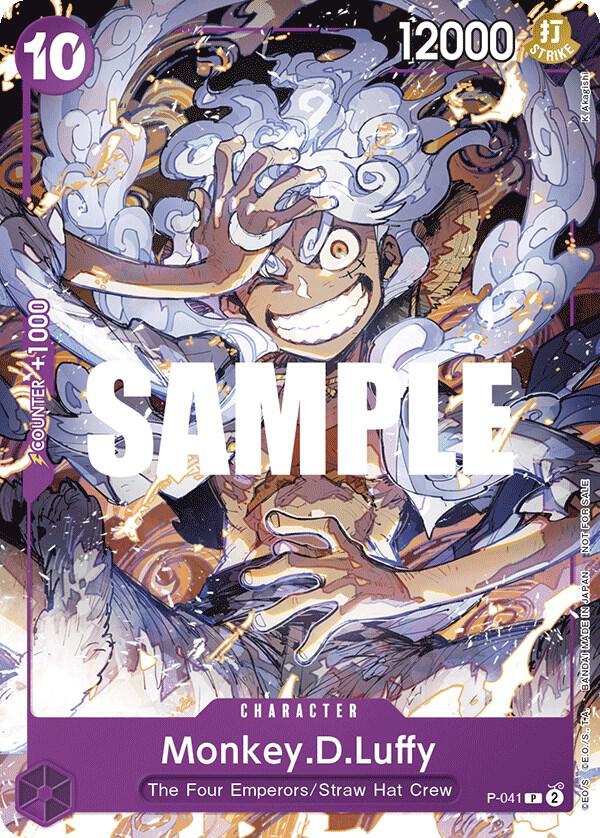 Monkey.D.Luffy (041) P-041 One Piece card