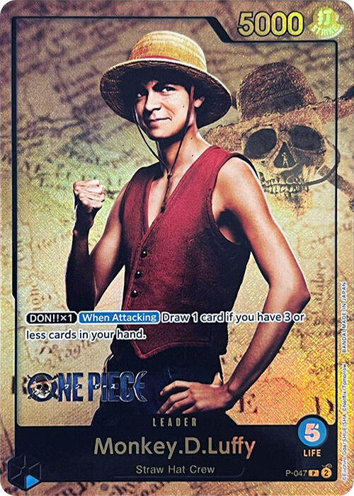 Monkey.D.Luffy (047) (Premium Card Collection -Live Action Edition-) P-047 One Piece card