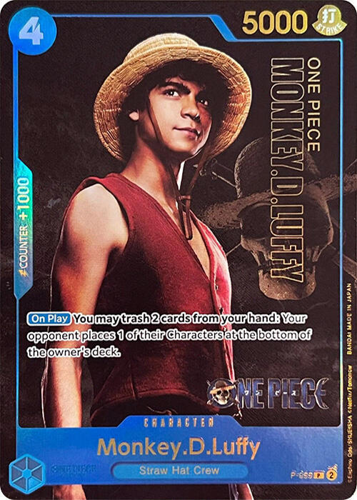 Monkey.D.Luffy (055) (Premium Card Collection -Live Action Edition-) P-055 One Piece card