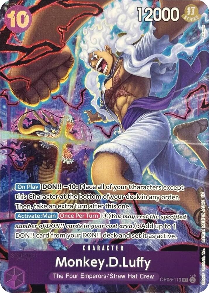 Monkey.D.Luffy (119) (English Version 2nd Anniversary Set) OP05-119 One Piece card