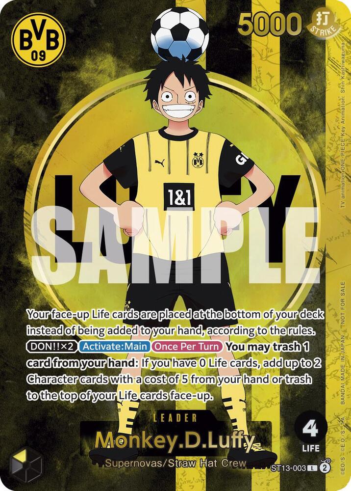 Monkey.D.Luffy (BVB x One Piece Campaign) ST13-003 One Piece card