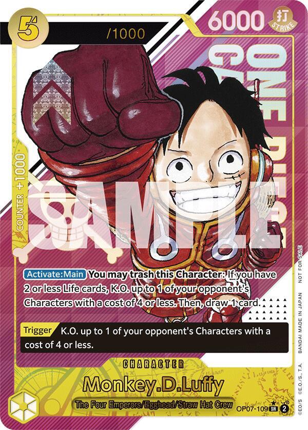 Monkey.D.Luffy (CS 2024 Event Pack) OP07-109 One Piece card