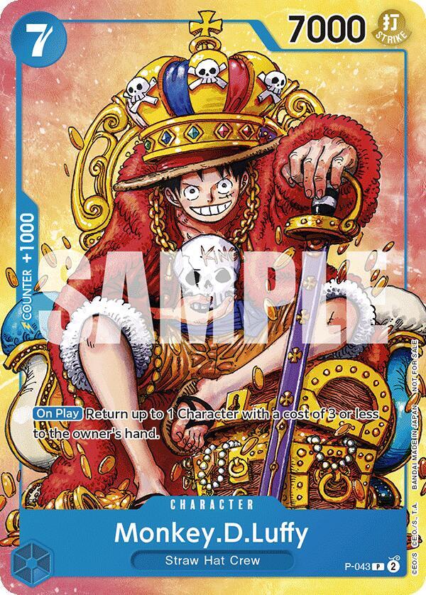 Monkey.D.Luffy (Convention Promo 2024) P-043 One Piece card