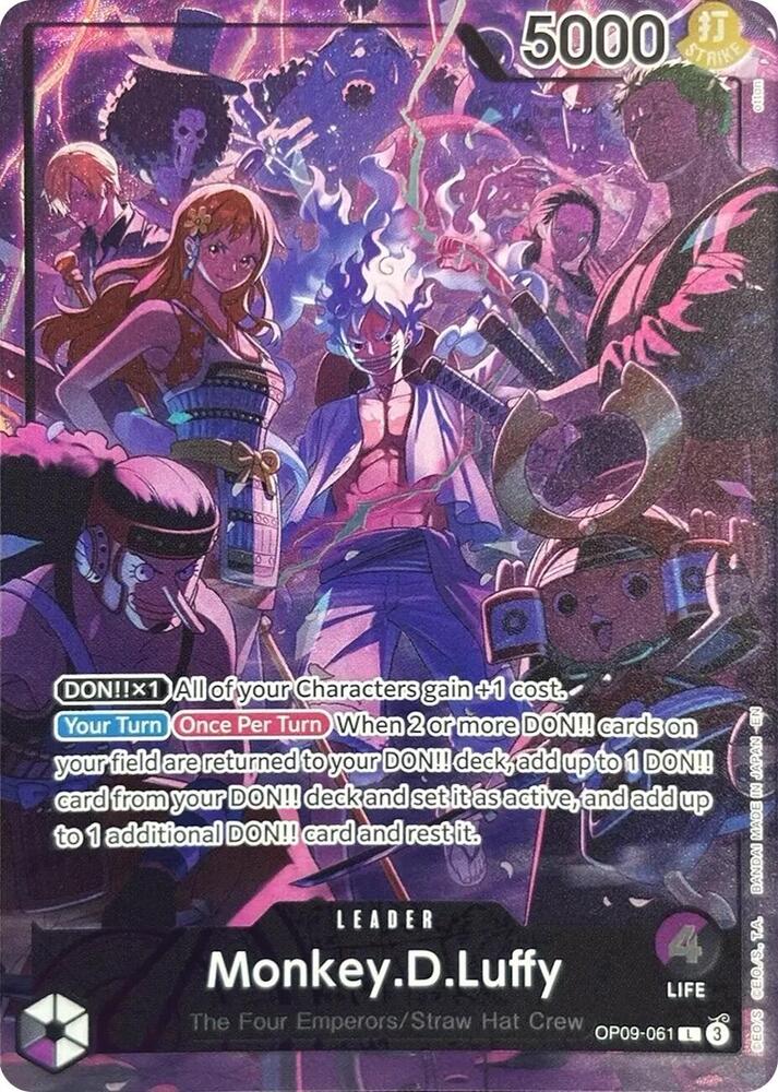 Monkey.D.Luffy (English Version 2nd Anniversary Set) OP09-061 One Piece card