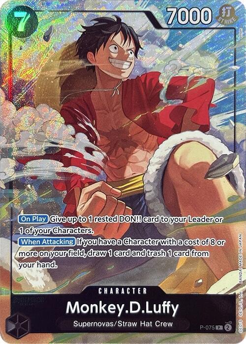 Monkey.D.Luffy (Premium Card Collection -Best Selection Vol. 3-) P-075 One Piece card