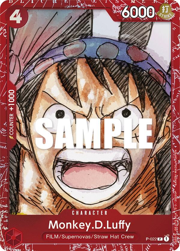 Monkey.D.Luffy (Premium Card Collection -ONE PIECE FILM RED Edition-) P-022 One Piece card