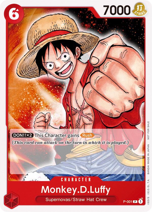 Monkey.D.Luffy (Promotion Pack 2022) P-001 One Piece card