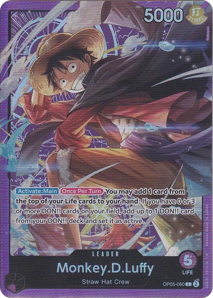 Monkey.D.Luffy (Sound Loader Vol. 1) OP05-060 One Piece card