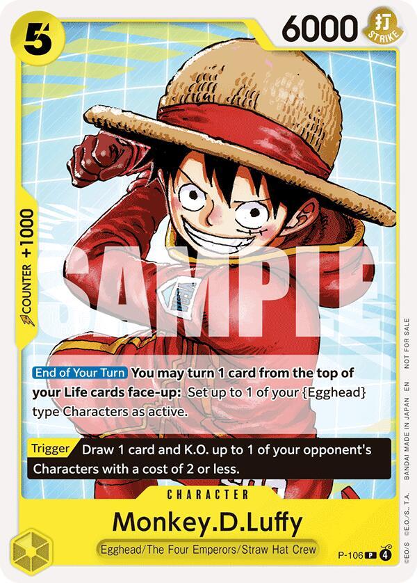 Monkey.D.Luffy (Tournament Pack 2026 Vol. 2) P-106 One Piece card