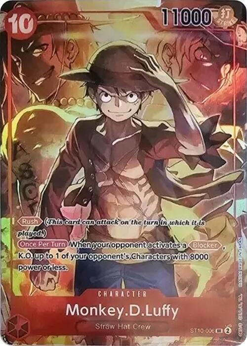 Monkey.D.Luffy (Treasure Booster Set) ST10-006 One Piece card