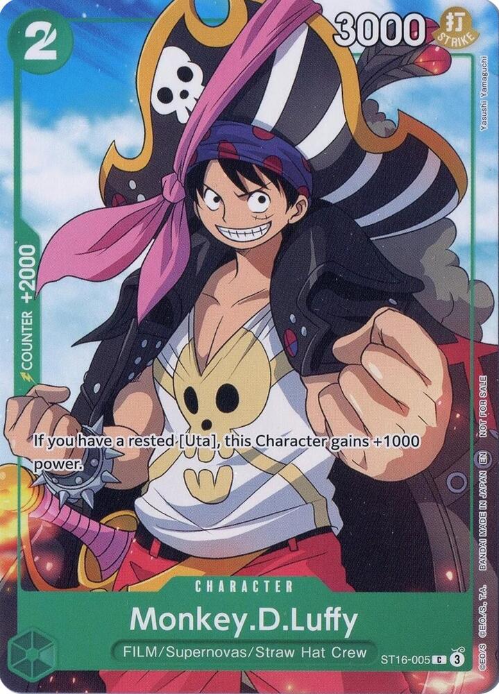 Monkey.D.Luffy (Welcome Pack Vol. 2) ST16-005 One Piece card