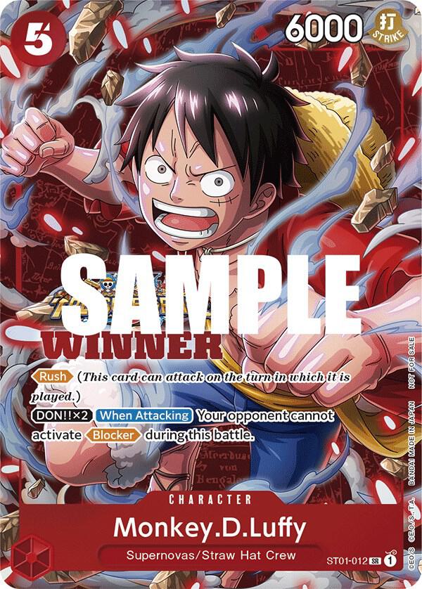 Monkey.D.Luffy (Winner Pack Vol. 5) ST01-012 One Piece card