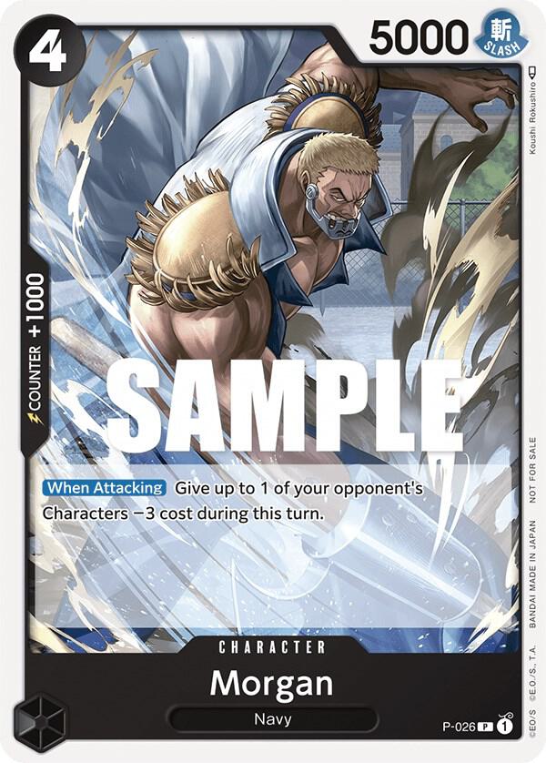 Morgan (Pirates Party Vol. 2) P-026 One Piece card