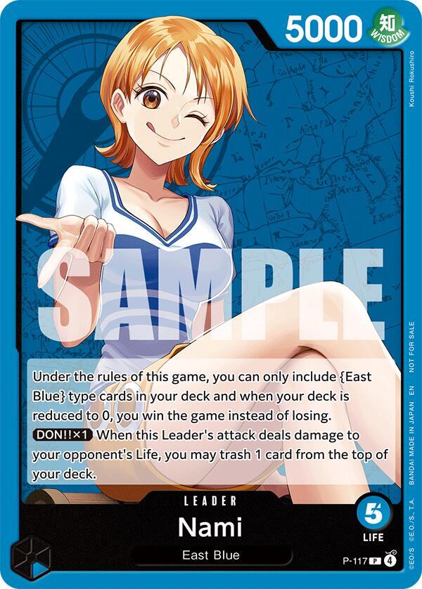 Nami - P-117 P-117 One Piece card