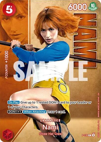 Nami - P-139 (Premium Card Collection -Live Action Edition Vol.2 Straw Hat Crew-) P-139 One Piece card