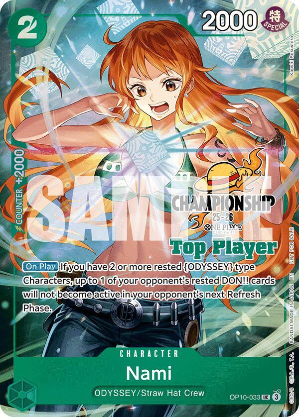 Nami (CS 25-26 Top Player Pack) OP10-033 One Piece card