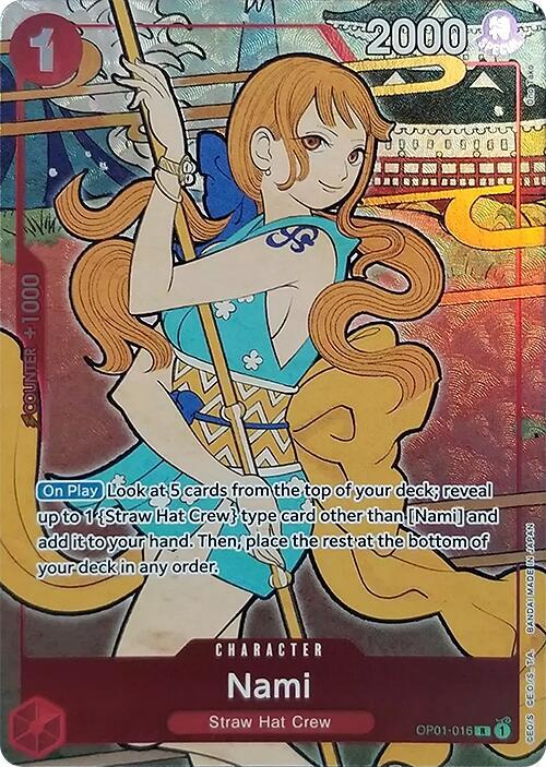 Nami (English Version 1st Anniversary Set) OP01-016 One Piece card