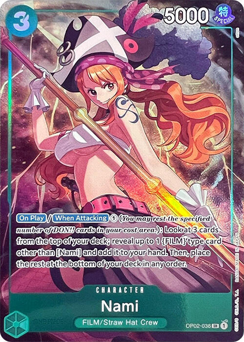 Nami (Premium Card Collection -Best Selection Vol. 1-) OP02-036 One Piece card