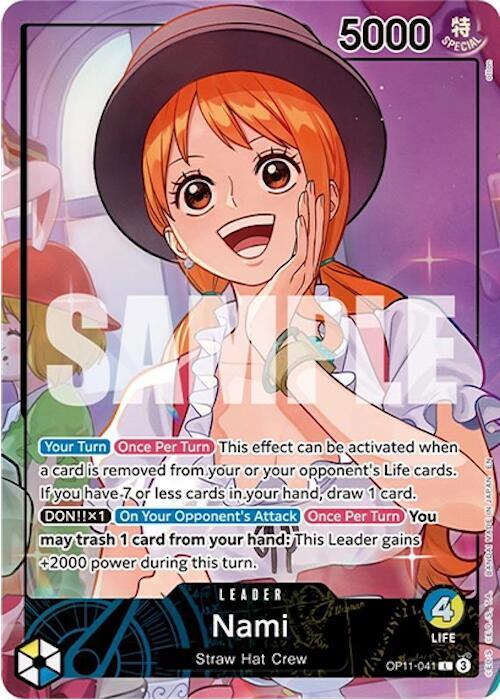 Nami (Whole Cake Island Arc) OP11-041 One Piece card