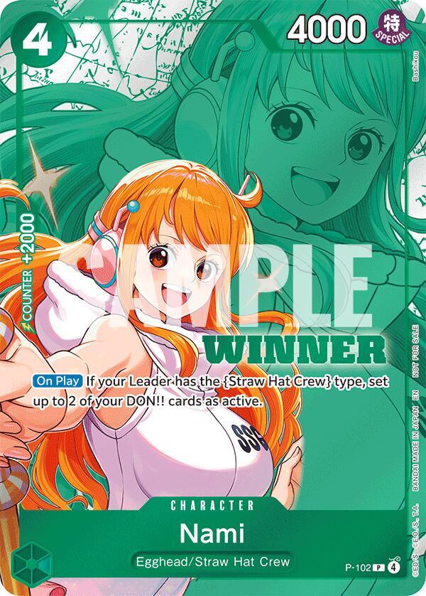 Nami (Winner Pack 2026 Vol. 2) P-102 One Piece card