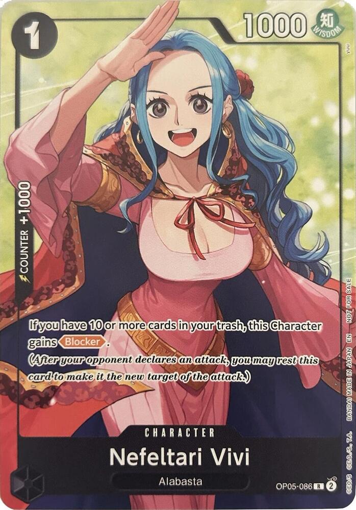 Nefeltari Vivi (Welcome Pack Vol. 2) OP05-086 One Piece card