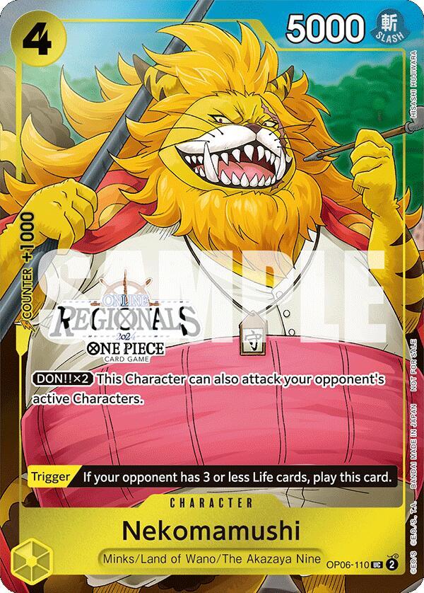 Nekomamushi (Online Regional 2024 Vol. 3) OP06-110 One Piece card