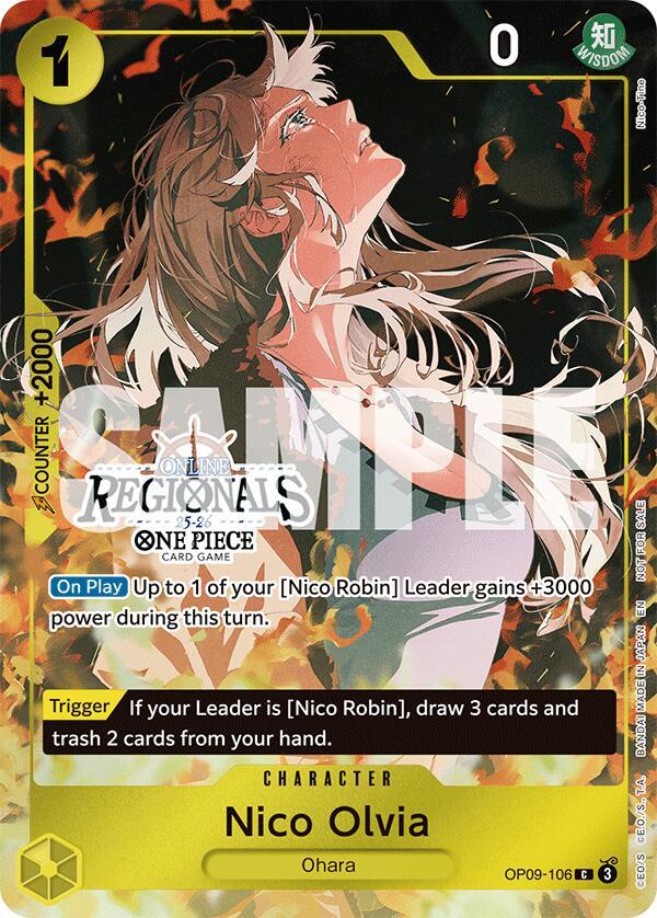 Nico Olvia (Online Regional Participation Pack 2025 Vol.1) OP09-106 One Piece card