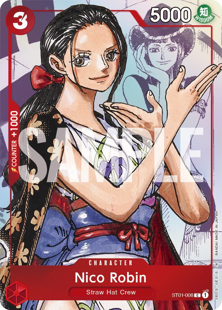 Nico Robin - ST01-008 (Alternate Art) ST01-008 One Piece card