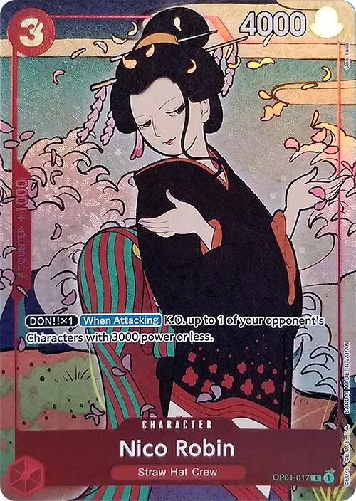 Nico Robin (English Version 1st Anniversary Set) OP01-017 One Piece card