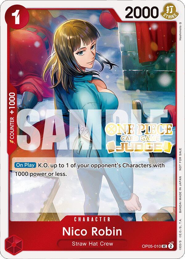 Nico Robin (Judge Pack Vol. 4) OP05-010 One Piece card