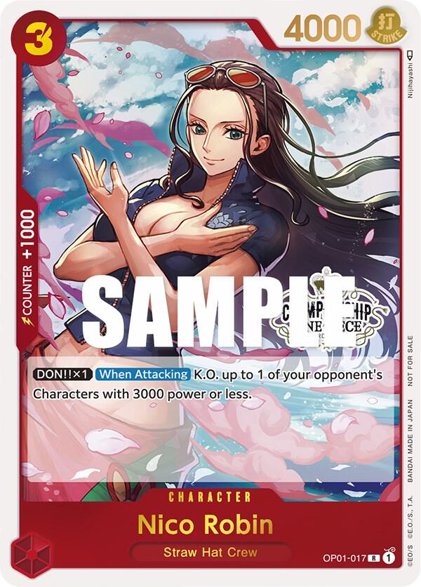 Nico Robin (Store Championship Participation Pack) OP01-017 One Piece card