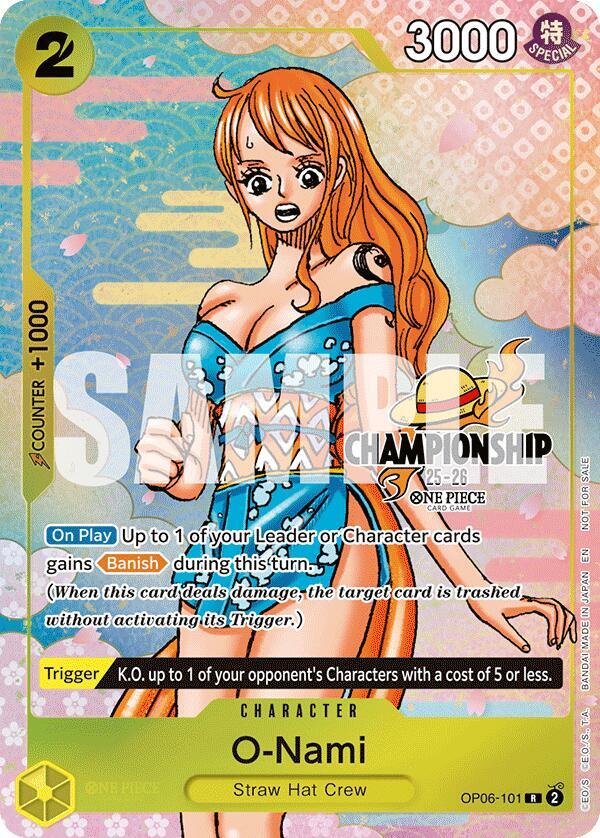 O-Nami (CS 25-26 Event Pack Finalist Ver.) OP06-101 One Piece card