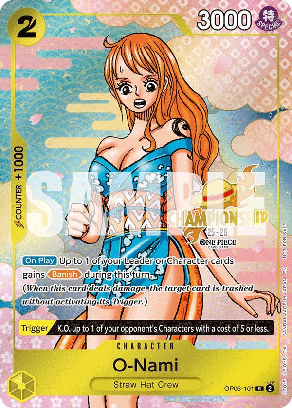 O-Nami (CS 25-26 Event Pack) OP06-101 One Piece card