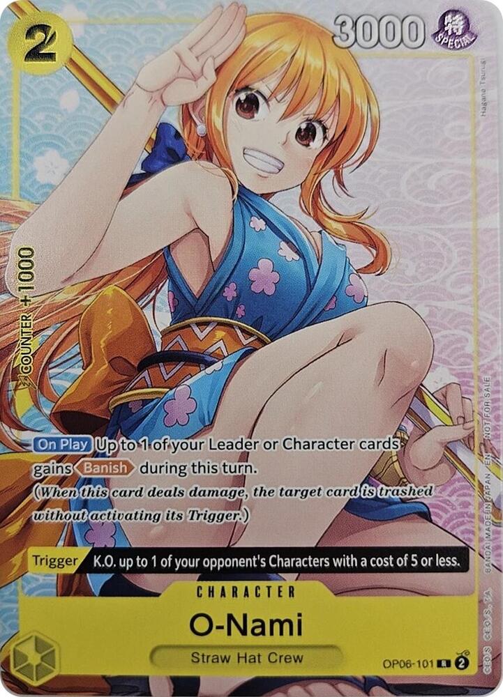 O-Nami (Welcome Pack Vol. 2) OP06-101 One Piece card