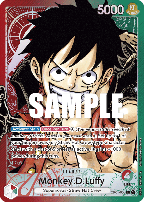 Monkey.D.Luffy (003) (Parallel) OP01-003 One Piece card