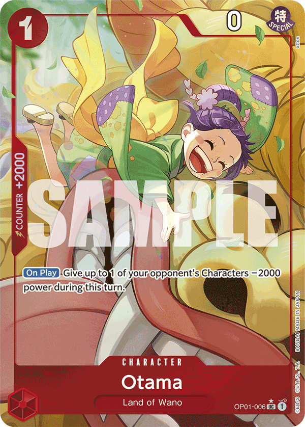 Otama (Alternate Art) OP01-006 One Piece card