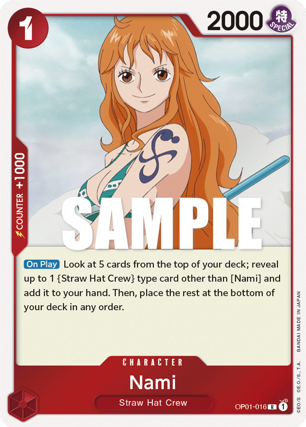 Nami OP01-016 One Piece card