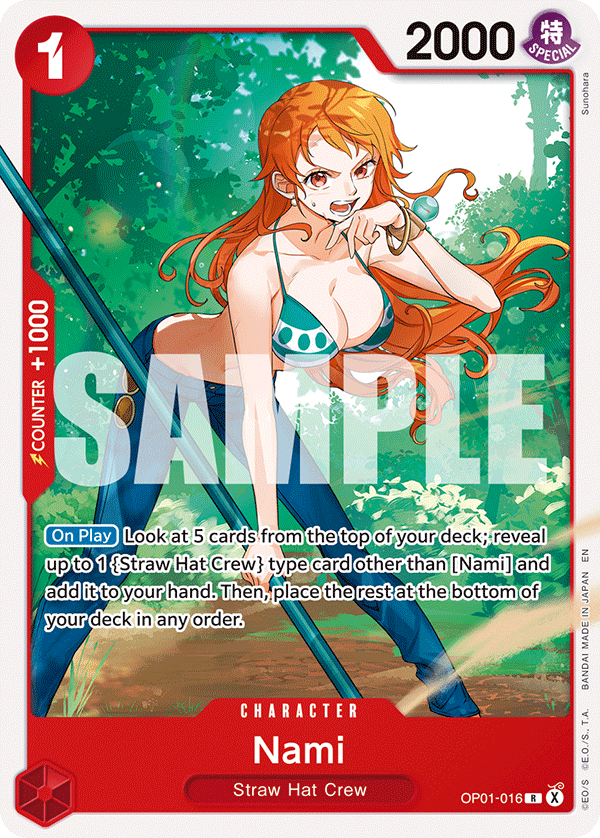 Nami OP01-016 One Piece card